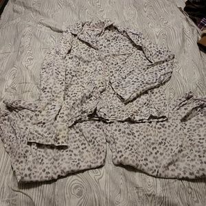 Victoria Secret leopard print pajama set